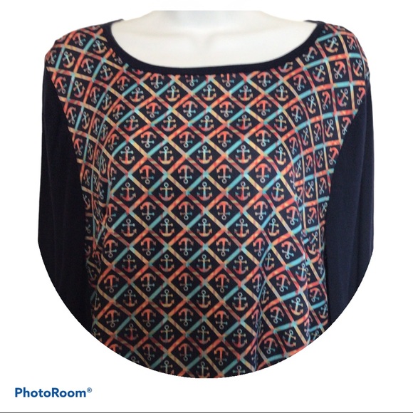 Talbots Lightweight “Anchors” Sweater Size M - Picture 2 of 8